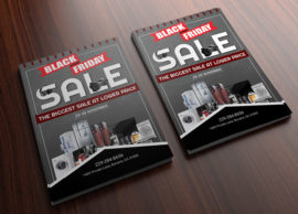 Brochure Design, Black Friday Sale