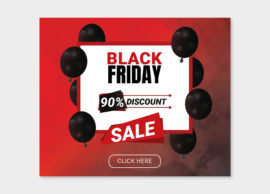 Digital Ad Design, Black Friday Sale